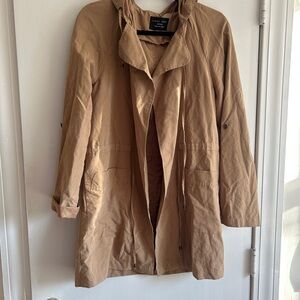 Love Tree Tan Hooded Utility Jacket size M